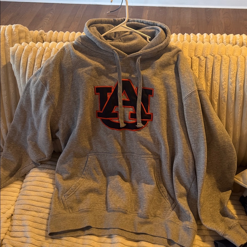 Knights Apparel Gray Auburn Hoodie